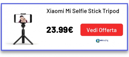 Xiaomi Mi Selfie Stick Tripod Bluetooth Wireless Self Timer for iOS/Android Smartphone - Black