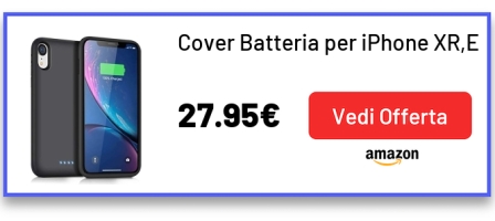Cover Batteria per iPhone XR,Ekrist 6800mAh Cover Ricaricabile Custodia Batteria Cover Caricabatterie Battery Case per iPhone XR [6.1] Cover Esterna Portatile Caricabatterie Charger Case Power Bank