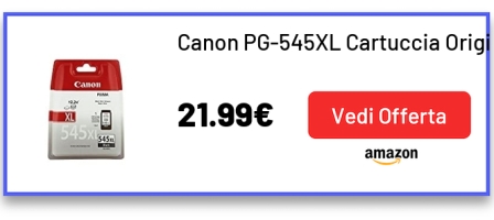 Canon PG-545XL Cartuccia Originale