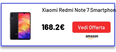 Xiaomi Redmi Note 7 Smartphones 6,3 Schermo intero, Dual SIM, 4GB RAM + 64GB ROM, Snapdragon 660 Mobile, processore Octa-Core, Colore Space Black